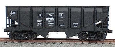 Accurail Delaware & Hudson 55-Ton Panel Side Twin Hopper Kit HO Scale Model Train Freight Car #2808