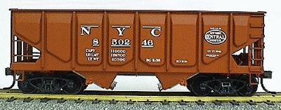 Accurail 55-Ton Panel Side Coal Hopper New York Central HO Scale Model Train Freight Car #2861