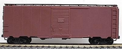 Accurail AAR 40 Single-Door Steel Boxcar - Kit - Undecorated HO Scale Model Train Freight Car #3500