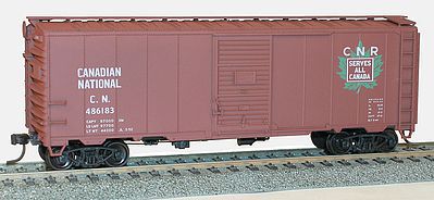 Accurail 40 AAR Steel Boxcar Canadian National HO Scale Model Train Freight Car #35089
