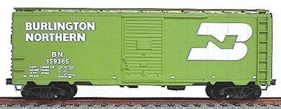 Accurail 40 Single-Door Steel Boxcar Kit Burlington Northern HO Scale Model Train Freight Car #3515