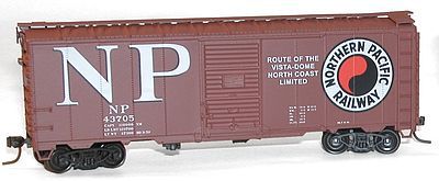 Accurail 40 AAR Steel Boxcar Northern Pacific HO Scale Model Train Freight Car #35221