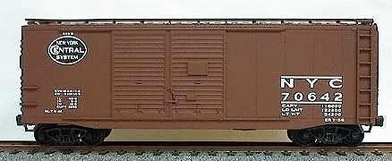 Accurail New York Central 40 AAR Double Door Steel Boxcar HO Scale Model Train Freight Car #3603