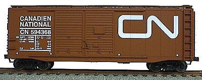 Accurail 40 Double-Door Boxcar - Kit Canadian National (Oxide) HO Scale Model Train Freight Car #3615