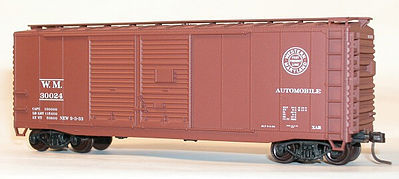 Accurail Western Maryland 40 Dbl Door Steel Boxcar (Re-Issue) HO Scale Model Train Freight Car #3627