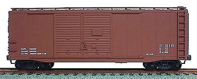 Accurail 40 Double-Door Box Car - Data Only (Mineral Red) HO Scale Model Train Freight Car #3698