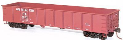 Accurail 41 Steel Gondola - Kit (Plastic) - Union Pacific HO Scale Model Train Freight Car #3742