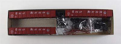 Accurail 41 Steel Gondola 3-Pack Kit Great Northern HO Scale Model Train Freight Car #37504