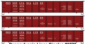 Accurail 41' Steel Gondola kit Pennsylvania Lines 3 pack