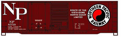 Accurail 40 Combination Door Steel Boxcar Kit Northern Pacific HO Scale Model Train Freight Car #38101
