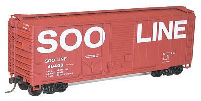 Accurail 40 Steel Boxcar SOO HO Scale Model Train Freight Car #3815