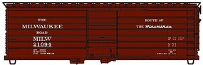 Accurail HO 40'Ribside SD Steel BC Hiawatha 1 Car