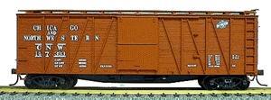 Accurail 40 Wood Outside-Braced Boxcar Chicago & North Western HO Scale Model Train Freight Car #4303