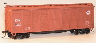 Accurail 8-Panel Wood Boxcar Lehigh & New England HO Scale Model Train Freight Car #43079