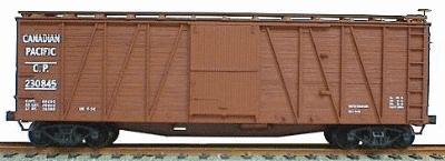 Accurail 40 Wood Outside-Braced Boxcar Kit Canadian Pacific HO Scale Model Train Freight Car #4308
