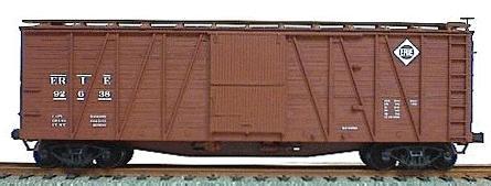 Accurail 40' Wood Outside-Braced Boxcar Kit Erie Railroad HO Scale ...