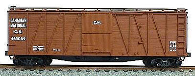 Accurail 40' Wood Outside-Braced Boxcar Kit Canadian National HO Scale ...