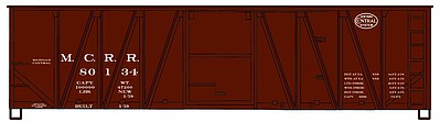 Accurail 40 Single Sheath Wood Boxcar kit MC/NYC #80134 HO Scale Model Train Freight Car #4328