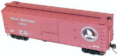 Accurail 40 Double-Sheathed Wood Boxcar Kit Great Northern HO Scale Model Train Freight Car #4639
