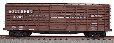 Accurail 40 Wood Stock Car - Kit (Plastic) - Southern HO Scale Model Train Freight Car #4719