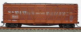 Accurail 40' Wood Stock Car Kit Baltimore & Ohio #112365 HO Scale Model Train Freight Car #47201
