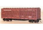 Accurail 40 Wood Stock Car - Kit (Plastic) - Northern Pacific HO Scale Model Train Freight Car #4730