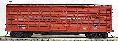 Accurail 40 Wood Stock Car - Data Only (Oxide) HO Scale Model Train Freight Car #4799