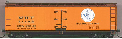 Accurail 40 Wood Reefer - Plastic Kit - New York Central HO Scale Model Train Freight Car #4810