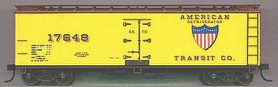 Accurail 40 Wood Reefer - Plastic Kit - New York Central HO Scale Model Train Freight Car #4851