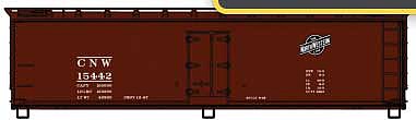 Accurail 40 Wood reefer kit Chicago & North Western #15442 HO Scale Model Train Freight Car #4856