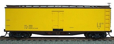 Accurail 40 Wood Reefer - Plastic Kit - Data Only HO Scale Model Train Freight Car #4895
