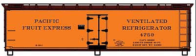 Accurail 40 Wood Reefer kit (Early) PFE #4759 HO Scale Model Train Freight Car #4907