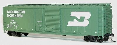 Accurail 50 Combo Door Riveted Boxcar Kit Burlington Northern HO Scale Model Train Freight Car #5315