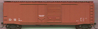 Accurail 50 Combo Door Riveted Boxcar Kit Data Only Mineral Red HO Scale Model Train Freight Car #5398
