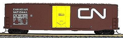 Accurail 50 Welded-Side Plug-Door Boxcar Kit Canadian National HO Scale Model Train Freight Car #5804