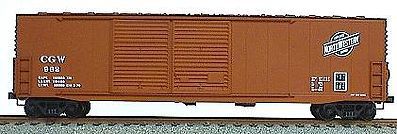 Accurail 50 Welded Dbl Door Boxcar Kit Chicago & Northwestern HO Scale Model Train Freight Car #5908
