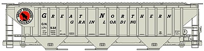 Accurail Pullman Standard Covered Hopper Great Northern HO Scale Model Train Freight Car Kit #6522