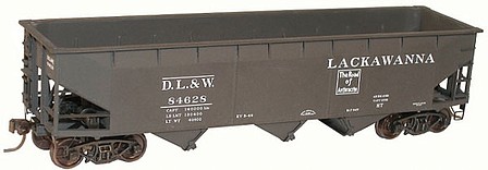 Accurail AAR 70-Ton Offset-Side 3-Bay Hopper Kit DL&W Lackawanna HO Scale Model Train Freight Car #7553