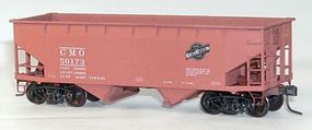 Accurail 50-Ton Offset-Side 2-Bay (Twin) Hopper Kit CMO HO Scale Model Train Freight Car #7718