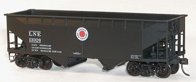 Accurail 50-Ton Offset-Side Twin Hopper Kit Lehigh & New England HO Scale Model Train Freight Car #7719