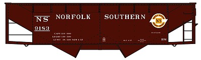 Accurail 50-Ton Offset Twin Hopper kit Norfolk Southern #9183 HO Scale Model Train Freight Car #7735