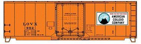 Accurail 40' Insulated Steel Boxcar kit ACC LOVX #992 HO Scale Model Train Freight Car #81413