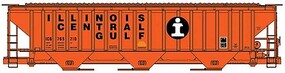 Accurail Pullman Standard Covered Hopper ICG HO Scale Model Train Freight Car Kit #81493