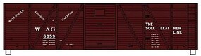 Accurail HO 40' Wood Boxcar Wellsvile Addison &