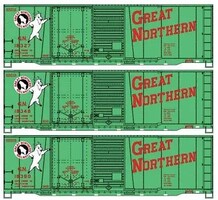 Accurail HO 40' Combination Door Steel Boxcars GN