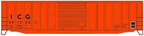 Accurail HO 50' Exterior Post Steel Boxcar IC