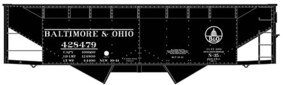 Accurail HO B&O N-35 Hopper #428479 1941 Scheme