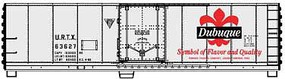 Accurail 40' Steel Refrigerator Car kit Dubuque packing #63627