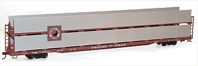 Accurail 89 Partially Enclosed Bi-level Auto Rack Kit NP HO Scale Model Train Freight Car #9411