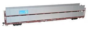 Accurail 89' Partially Enclosed Bi-level Auto Rack Kit GN HO Scale Model Train Freight Car #9412
